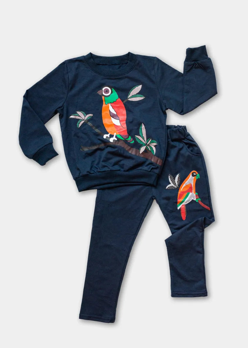 Parrot Print Jogger Set