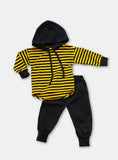 Black and Yellow Hoodie and Pants